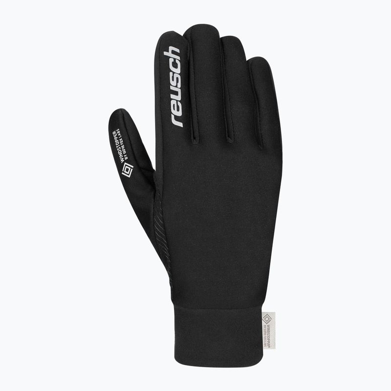 Herrenhandschuhe Reusch Karayel Windstopper Touch-Tec black/silver 3