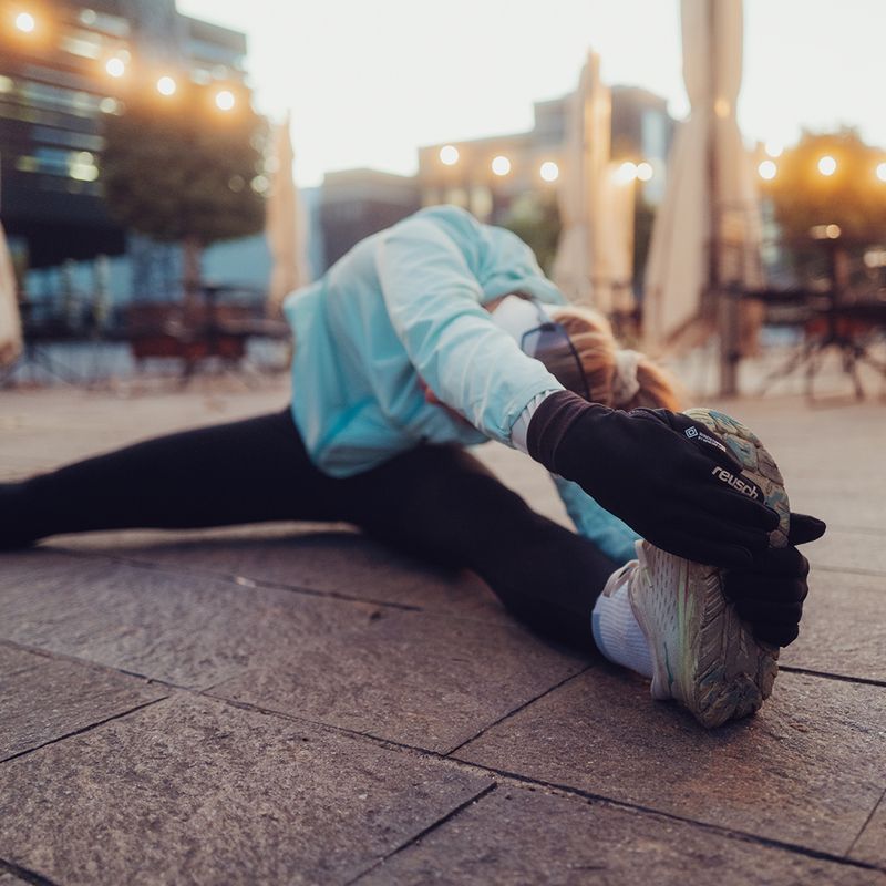 Herrenhandschuhe Reusch Karayel Windstopper Touch-Tec black/silver 9