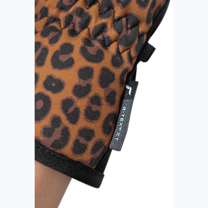 Damen-Skihandschuh Reusch Keira R-Tex XT schwarz/braun leopard 6