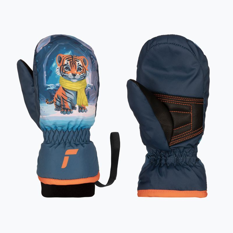 Skihandschuhe Kinder Reusch Scottie Mitten tiger