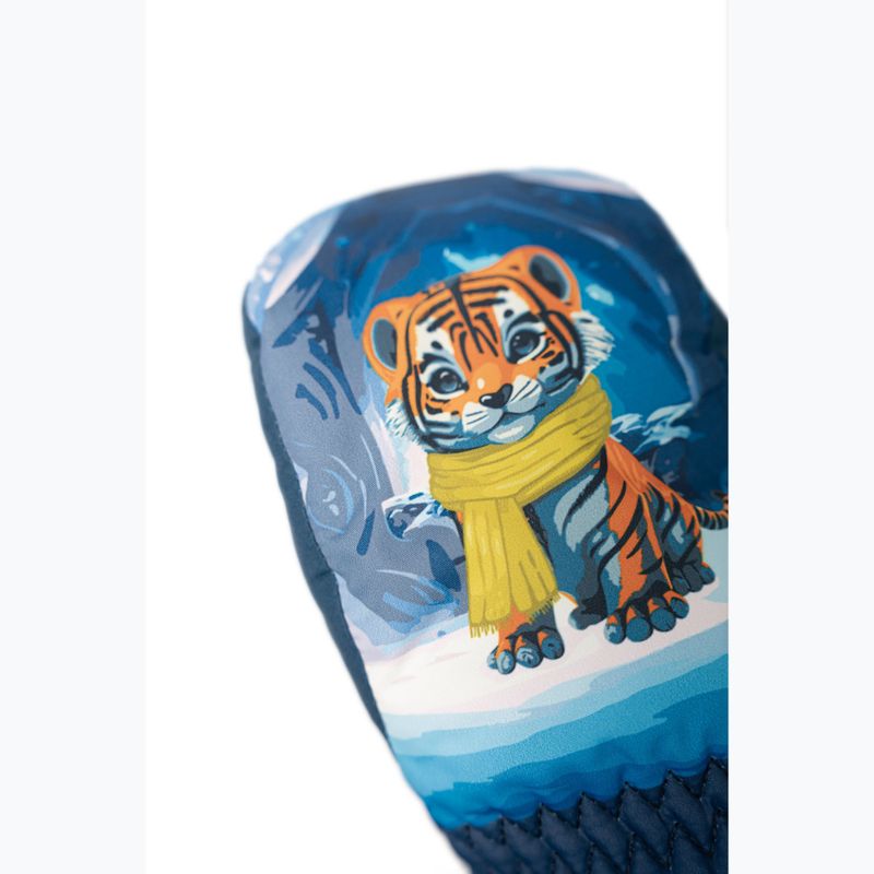 Skihandschuhe Kinder Reusch Scottie Mitten tiger 4