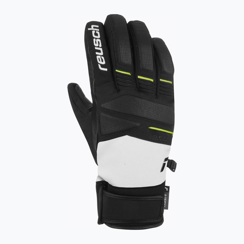 Skihandschuhe Reusch Thunder R-Tex XT blacier grey/black/safety yellow 2