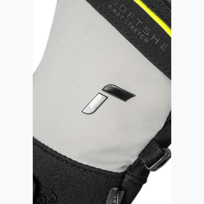 Skihandschuhe Reusch Thunder R-Tex XT blacier grey/black/safety yellow 5