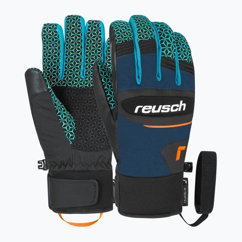 Skihandschuhe Reusch Dragon R-Tex XT Jogginghoses blue/orange popsicl 7