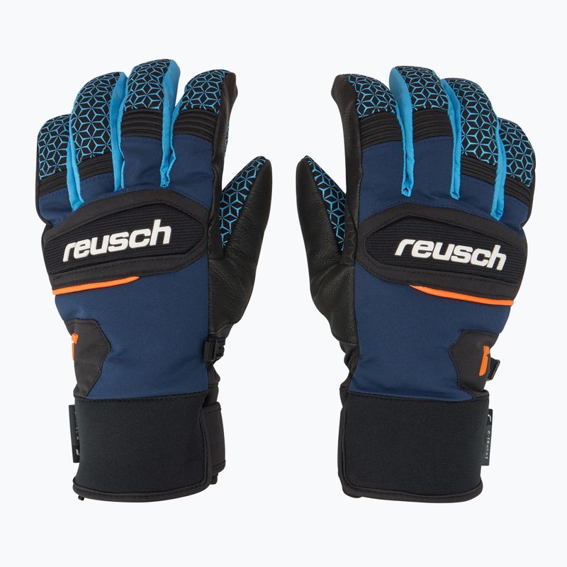 Skihandschuhe Reusch Dragon R-Tex XT Jogginghoses blue/orange popsicl 2