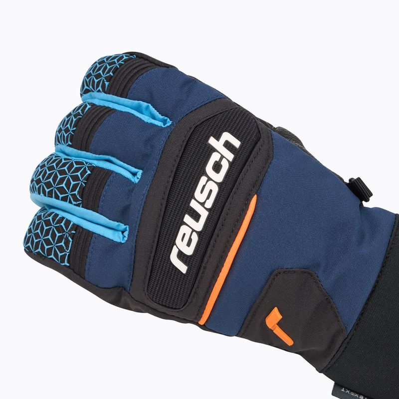 Skihandschuhe Reusch Dragon R-Tex XT Jogginghoses blue/orange popsicl 5
