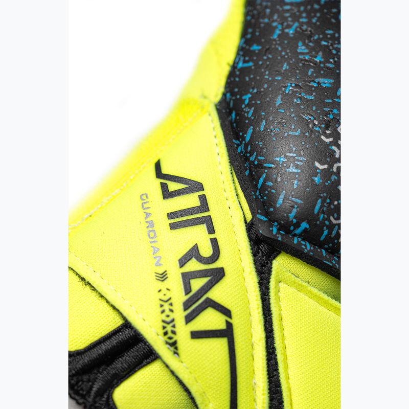 Torwarthandschuhe Reusch Attrakt Fusion Guardian safety yellow/silver/black 6