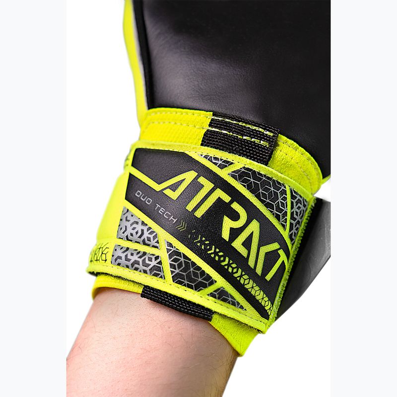 Torwarthandschuhe Reusch Attrakt Duo safety yellow/silver/black 6