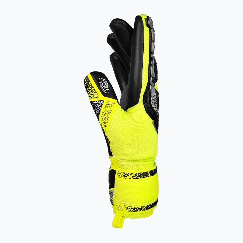 Torwarthandschuhe Reusch Attrakt Freegel Silver safety yellow/silver/black 4