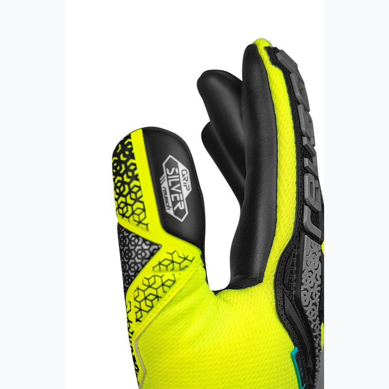 Torwarthandschuhe Reusch Attrakt Freegel Silver safety yellow/silver/black 6