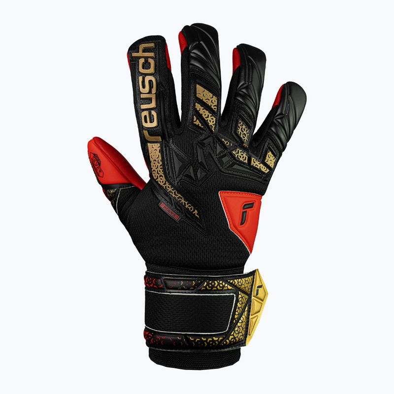 Torwarthandschuhe Reusch Attrakt Freegel Silver black/gold/fiery red 2