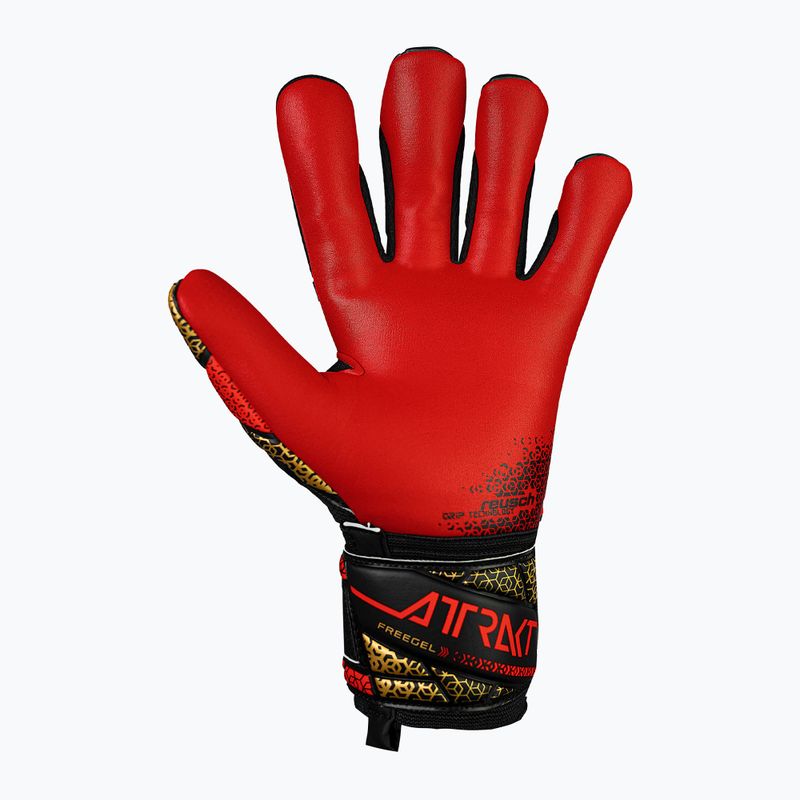 Torwarthandschuhe Reusch Attrakt Freegel Silver black/gold/fiery red 3