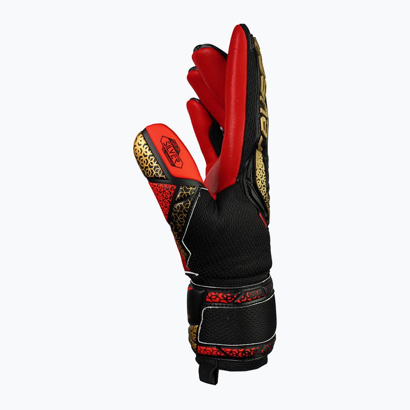 Torwarthandschuhe Reusch Attrakt Freegel Silver black/gold/fiery red 4