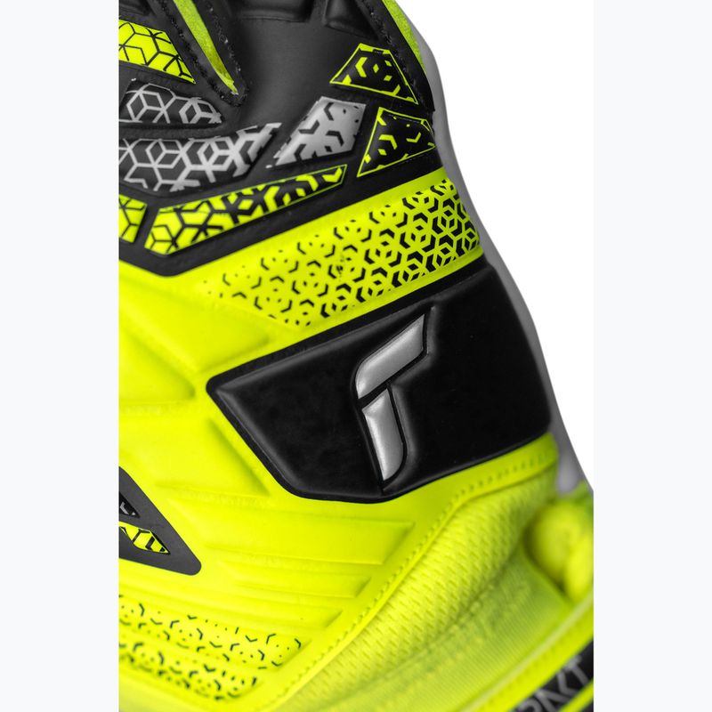 Torwarthandschuhe Reusch Attrakt Starter Solid safety yellow/silver 5