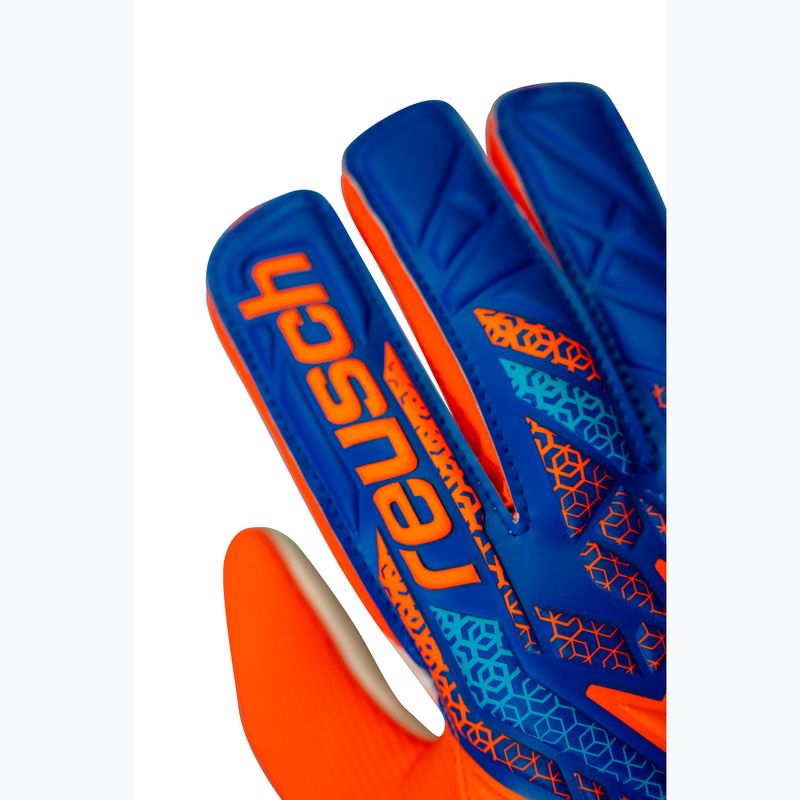 Torwarthandschuhe Reusch Attrakt Starter Solid shocking orange/blue 5