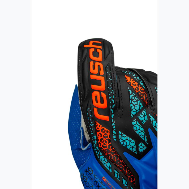 Torwarthandschuhe Reusch Attrakt Solid electric blue/shocking orange 5