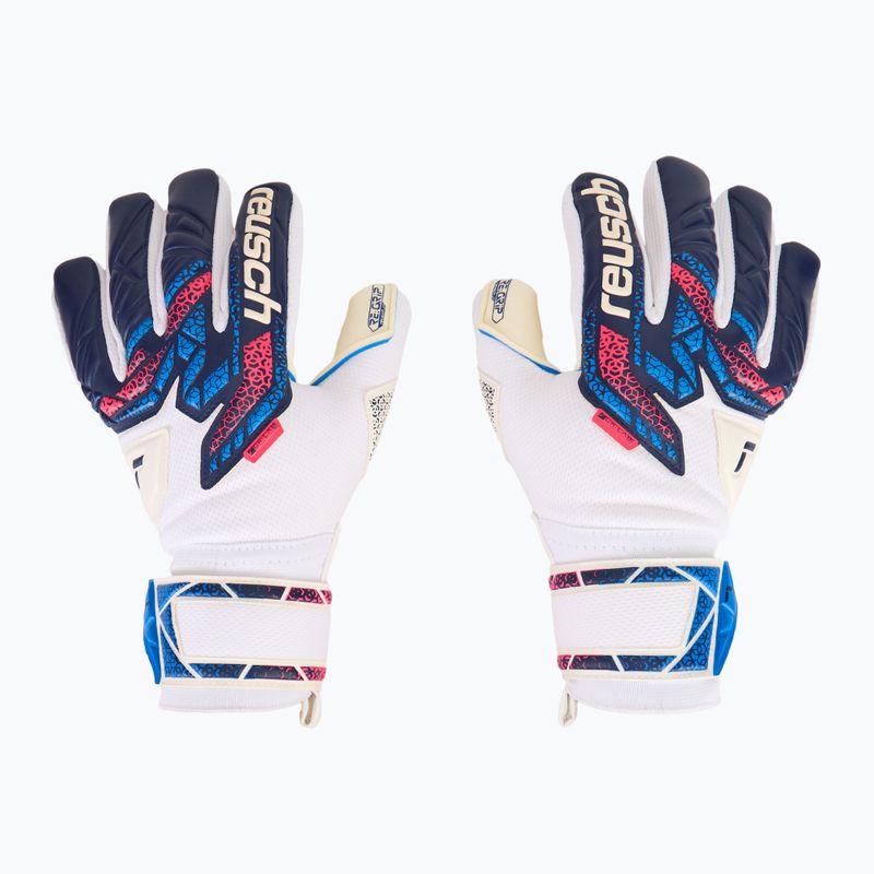 Torwarthandschuhe Reusch Attrakt RE:GRIP NC blue/pink/white 2