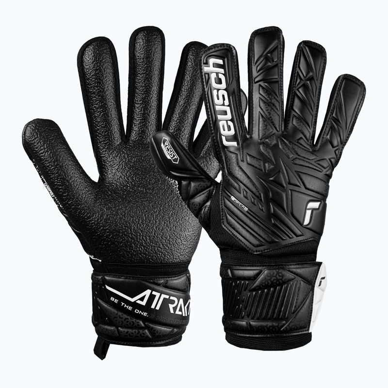 Torwarthandschuhe Reusch Attrakt Resist black