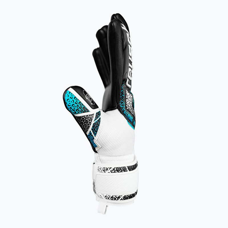 Torwarthandschuhe Kinder Reusch Attrakt Gold NC Junior white/silver/black 4