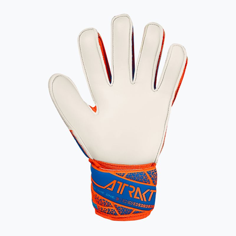Torwarthandschuhe Kinder Reusch Attrakt Solid Junior shocking orange/blue 3