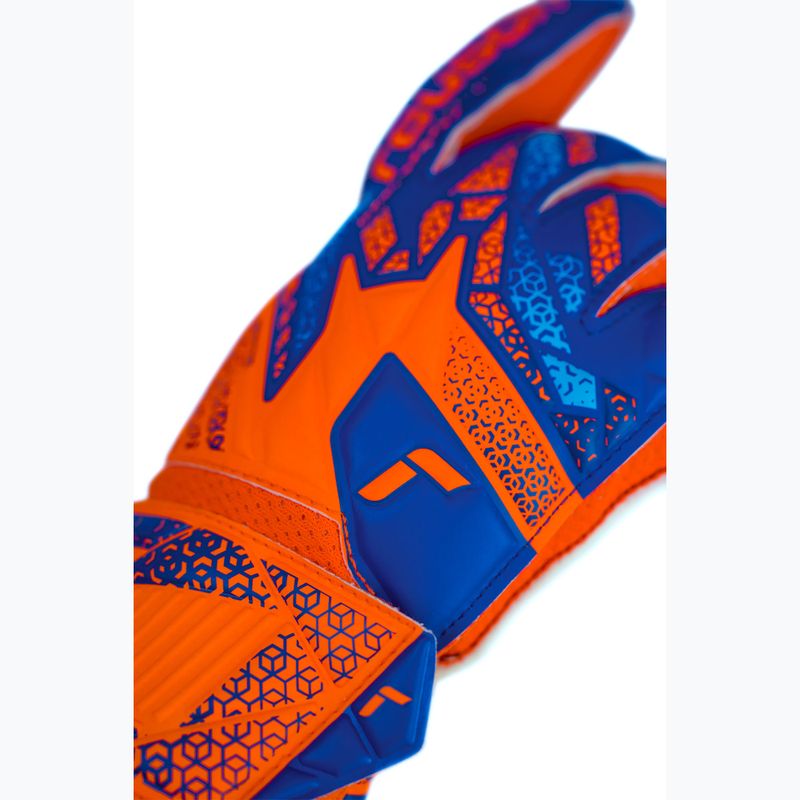 Torwarthandschuhe Kinder Reusch Attrakt Solid Junior shocking orange/blue 6