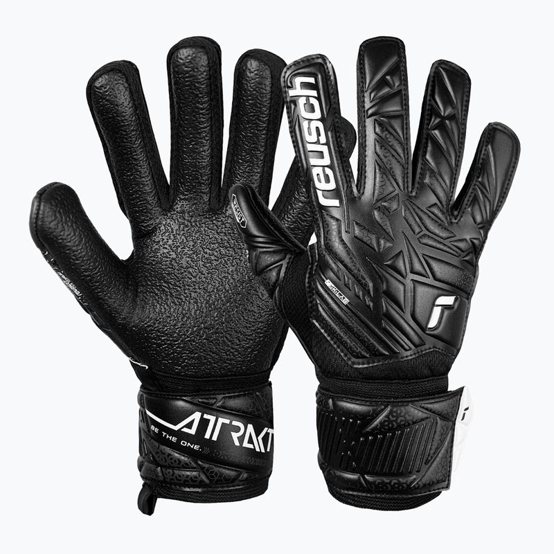 Torwarthandschuhe Kinder Reusch Attrakt Resist Junior black