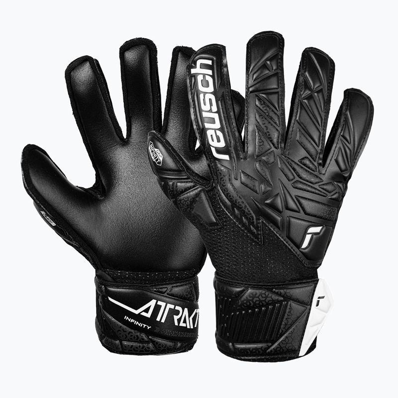 Torwarthandschuhe Kinder Reusch Attrakt Infinity Junior black