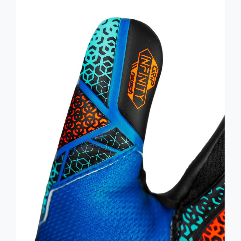 Torwarthandschuhe Reusch Attrakt Infinity NC Junior electric blue/shocking orange/black 7