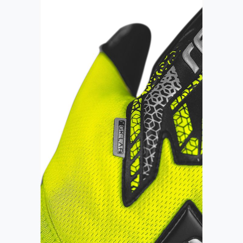 Torwarthandschuhe Kinder Reusch Attrakt Gold X NC Junior safety yellow/silver/black 8