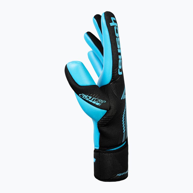 Torwarthandschuhe Reusch Fastgrip Aqua black/aqua blue 4