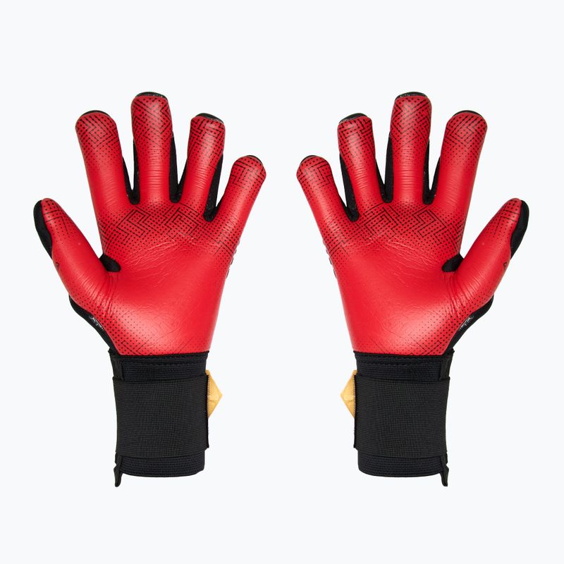 Torwarthandschuhe Reusch Attrakt Gold X GluePrint black/gold/fiery red 3