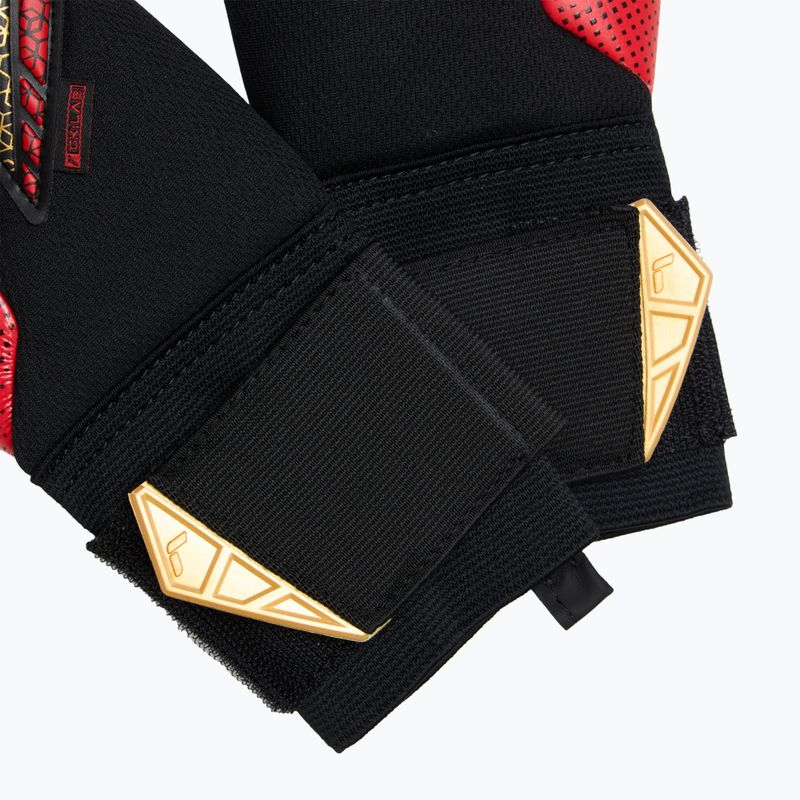 Torwarthandschuhe Reusch Attrakt Gold X GluePrint black/gold/fiery red 5