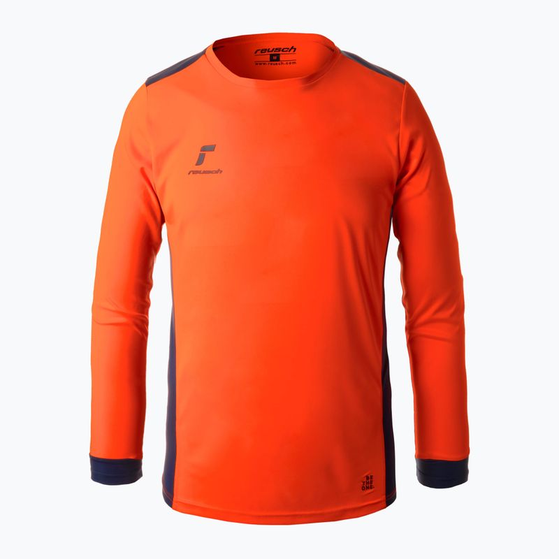 Torwart-Longsleeve Kinder Reusch Match Longsleeve Padded Junior shocking orange/blue