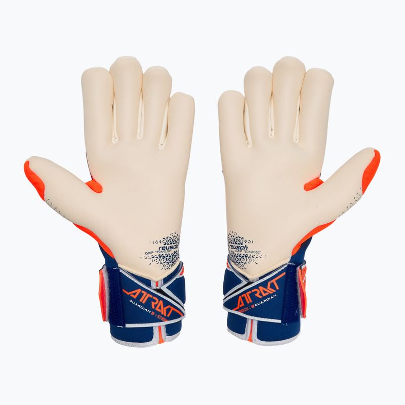 Torwarthandschuhe Reusch Attrakt Gold X Guardian shocking orange/energize blue 3