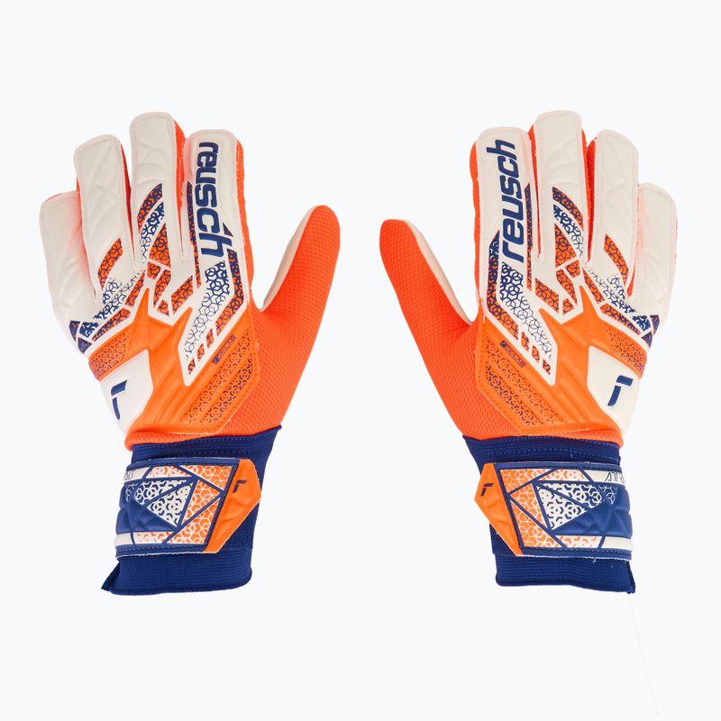 Torwarthandschuhe Reusch Attrakt Starter Solid shocking orange/energize blue 2