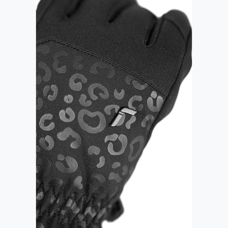 Damen-Skihandschuhe Reusch Keira R-Tex XT black/black leopard 6