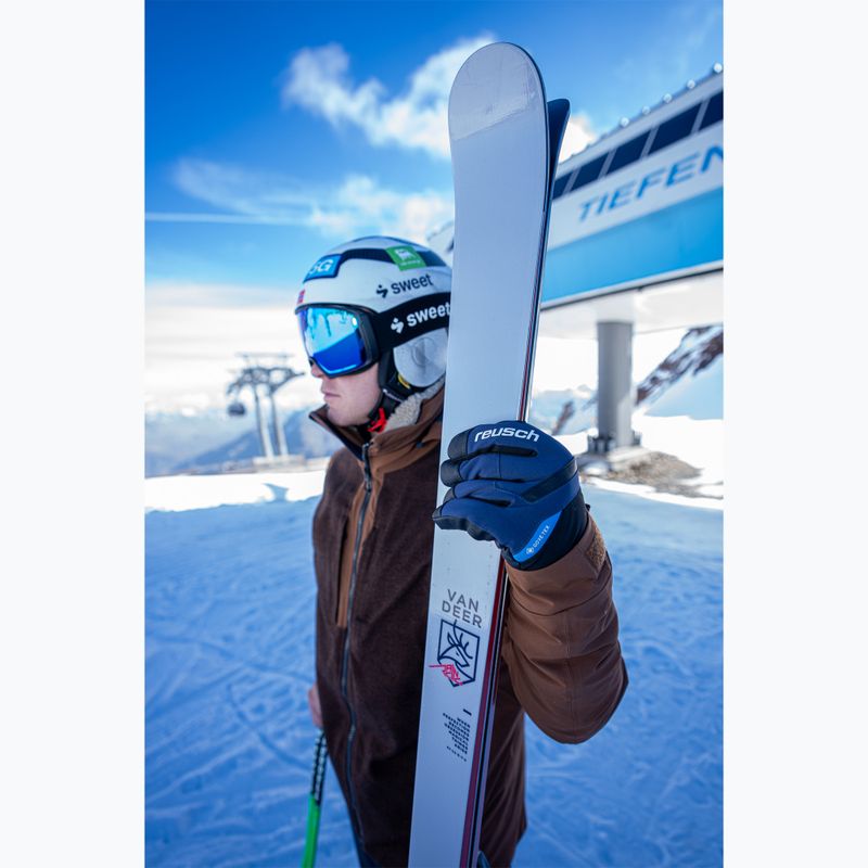 Herren-Skihandschuhe Reusch Booster Gore-Tex black/dress blue 10