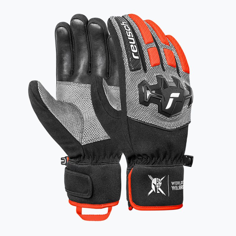 Herren Skihandschuhe Reusch Worldcup Warrior R-Tex XT black/silver/fluorescent red 2