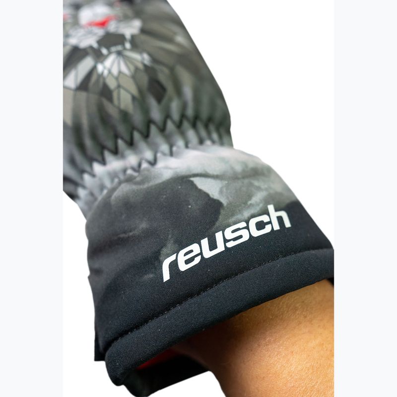 Kinder Skihandschuhe Reusch Carter R-Tex XT blck/silver/fluo red 6
