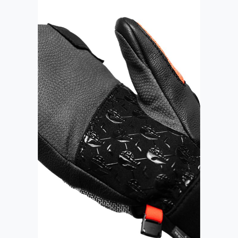 Kinder Skihandschuhe Reusch Worldcup Warrior GS Mitten black/silver/fluo red 8