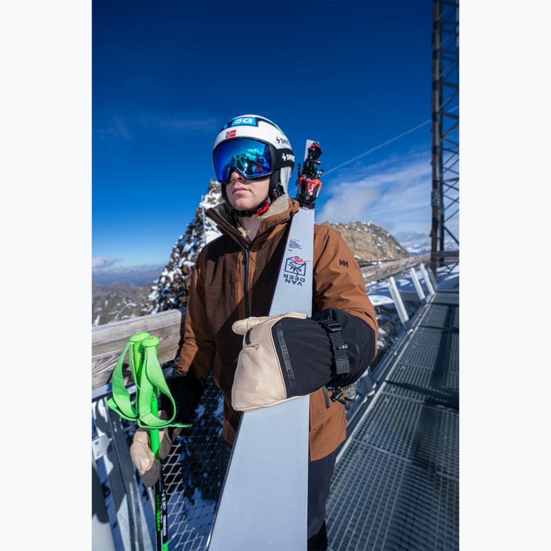 Herren-Skihandschuhe Reusch Duality R-Wool Lobster tan/black 11