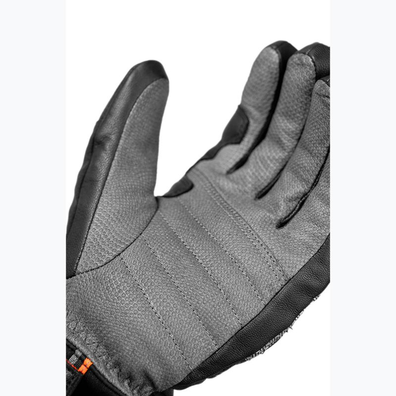 Herren Skihandschuhe Reusch Alpine Master black/silver/fluo red 5