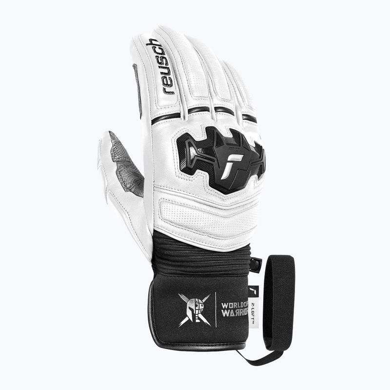 Skihandschuhe Reusch Champ white / black 2