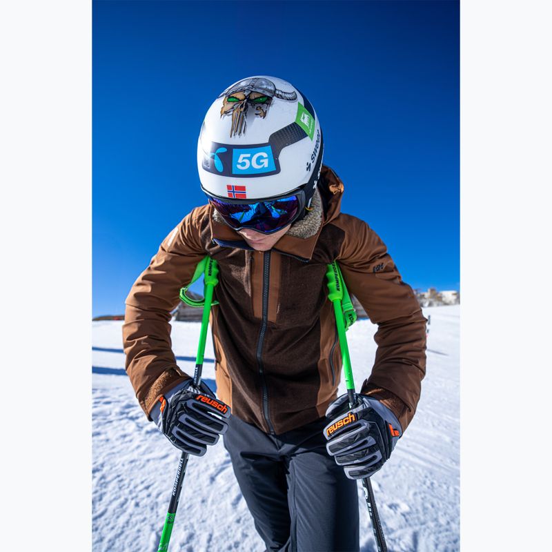 Herren-Skihandschuhe Reusch Ultra steel grey / black / shoc 13