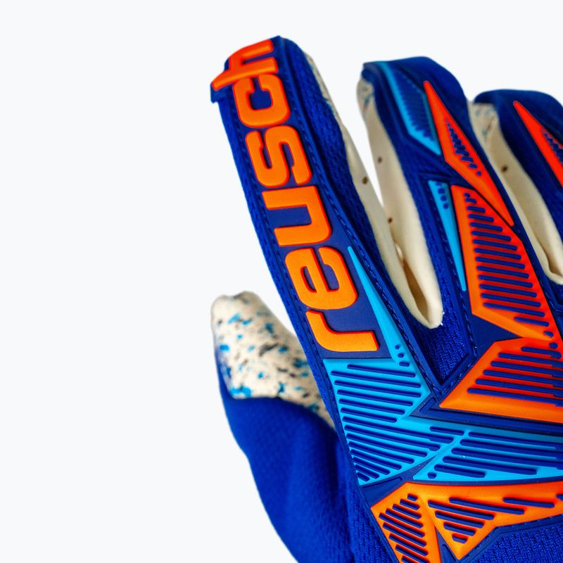 Torwarthandschuhe Reusch Attrakt Freegel Fusion Goaliator sharp blue/shocking orange 5