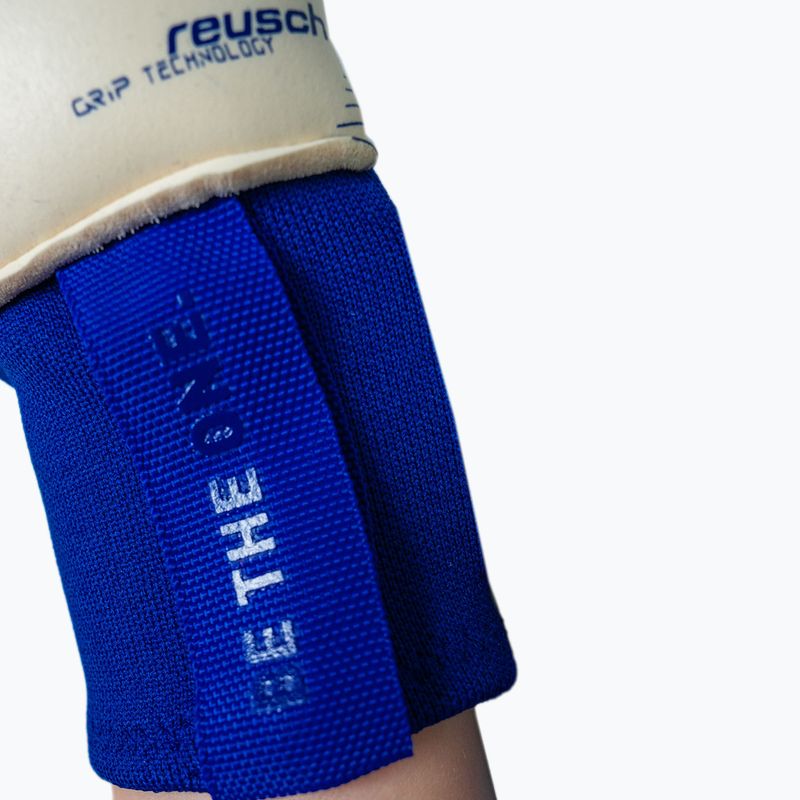 Torwarthandschuhe Reusch Attrakt Gold X NC Gravity sharp blue/white/shocking orange 8