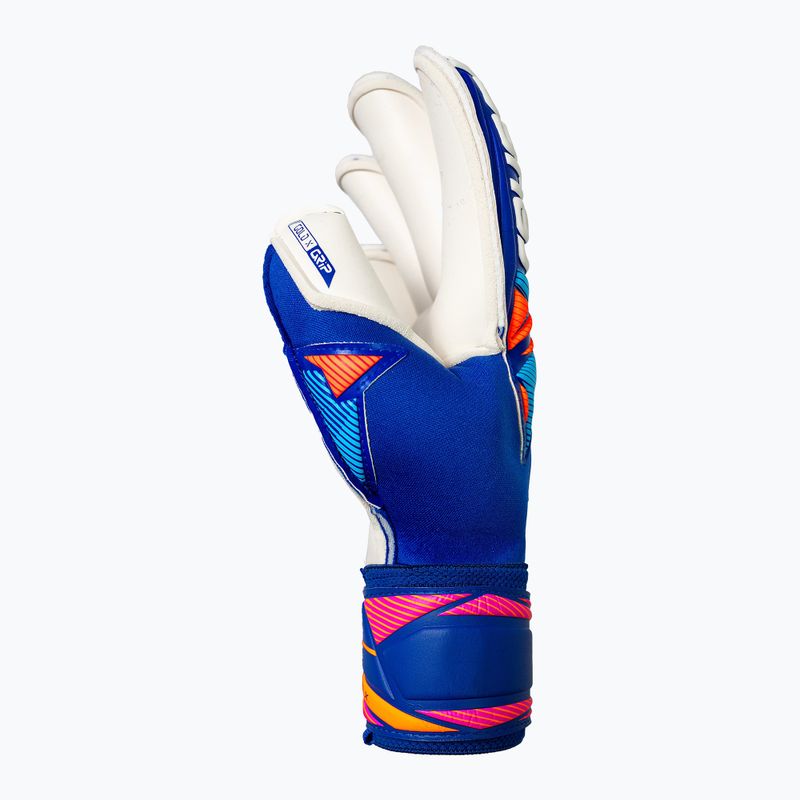 Torwarthandschuhe Reusch Attrakt Gold X Roll Finger sharp blue/white/shocking orange 4