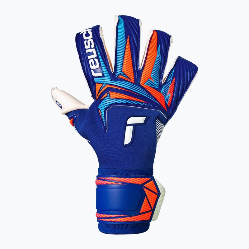 Torwarthandschuhe Reusch Attrakt Gold X Evolution sharp blue/white/shocking orange 2