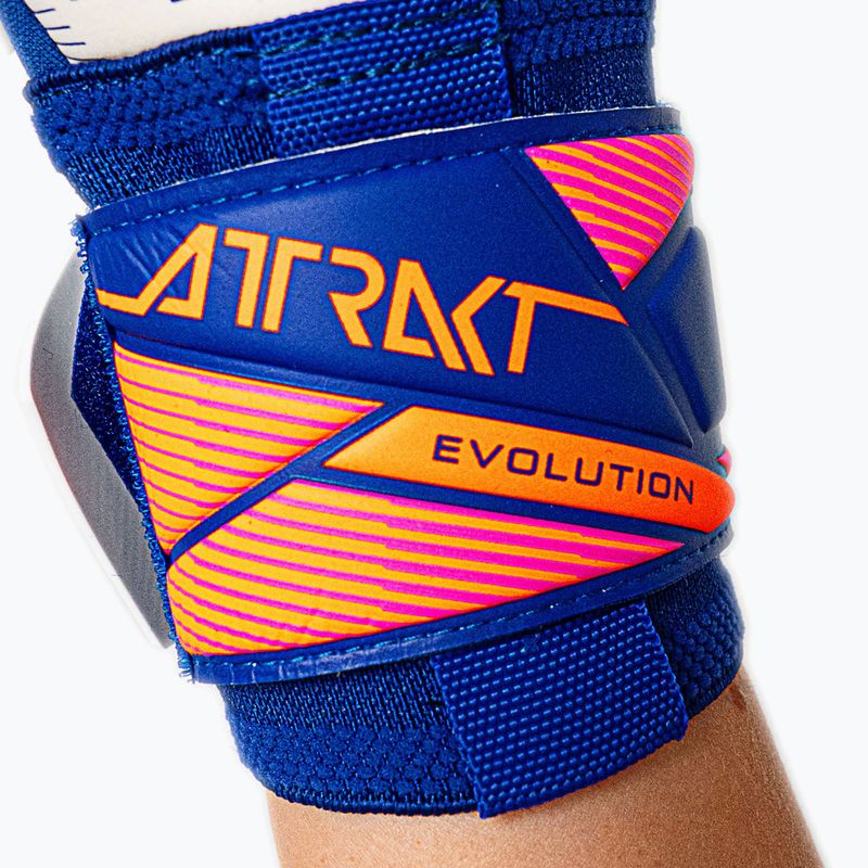 Torwarthandschuhe Reusch Attrakt Gold X Evolution sharp blue/white/shocking orange 7