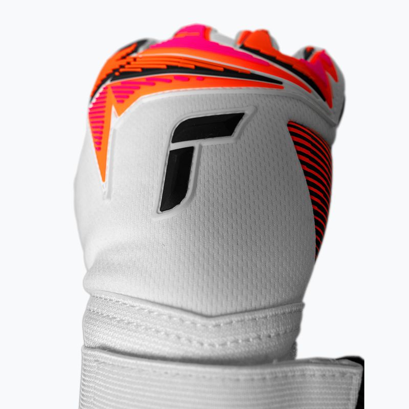 Torwarthandschuhe Reusch Attrakt Freegel Gold X white/shocking orange/black 6